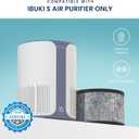 MIKO HEPA Air Filter Replacement for Ibuki Air Purifier Compatible with Miko H13 Air Purifier C102, Circular Air Cleaner Replacement, 6.75 x 6.75 x 5.4 inches (1 Pack)