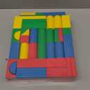 Melissa & Doug Wooden Building Blocks, 100-Piece Set of Sorting & Stacking Toys in 4 Colors and 9 Shapes, Classic Toddler Toys for Girls & Boys Ages 2+ - FSC Certified