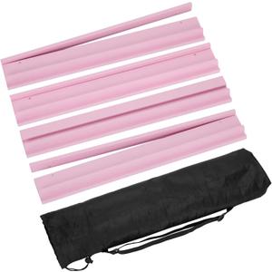 Pink Wooden Mahjong Racks with Pushers 19.68 Inch, 19.68 x 2.55 x 1.06 inches