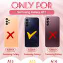 for Samsung Galaxy A15 5G Phone Case - Women Girls Cute Cover Girly Aesthetic Kawaii Unique Design Teens Floral Flowers Heavy Duty Shockproof Protective Case for Galaxy A15 5G 6.5 Inch