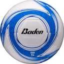 Baden Z-Series Soccer Ball – Size 3, 4, or 5 – Machine Stitched Durable Ball for Outdoor Play, Camps, Practice & Training – Cushioned Cover with Reinforced Bladder