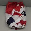 Americana Bunting Flags Outdoor 2x4 Ft,Pleated Fan Flag with Embroidered Stars,Red White and Blue Decorations for 4th of July Independence Day Memorial Day Patriotic Decorations (Set of 5)