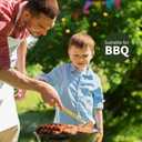 Snailhouse Kitchen Tweezer Tongs, 12 Inches Heavy Duty Stainless Steel Long Fine Chef Metal Skinny Cooking Tweezers for Serving Food, Gold