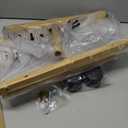 Sakugi Clothes Rack - Clothing Rack with Storage Mesh Shelf & Casters, Heavy-Duty Metal Clothing Rack for Hanging Clothes, Dresses, Coats, Large Load Capacity, Easy Assembly, Gold, 28.0"x16.9"x59.0"