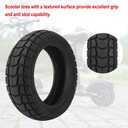 10x2.75‑6.5 Electric Scooter Tire Tubeless Tire 10 Inch Off-Road Tubeless Tyre 10x2.70-6.5 Vacuum Tire for Speedway 5 Dualtron 3 Electric Hover-1 Alpha JOYOPR S Hiboy Titan PRO Shock Absorption
