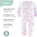 The Peanutshell Baby Layette Gift Set for Girls, Newborn Girl Gift Sets, Baby Clothes & Essentials, Purple Butterfly