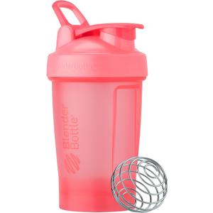 BlenderBottle Classic V2 Shaker Bottle Perfect for Protein Shakes and Pre Workout, 20-Ounce, Light Pink