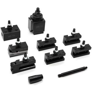 Yunnergo AXA Quick Change Tool Post Set 250-100 250-101 250-101T 250-102 250-104 250-107 250-110 250-111 CNC Industrial Tool (8pcs 250-101-250-111)