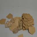 120 Pcs Christmas Gingerbread House Gift Tags with String Christmas Tree Hanging Ornaments Gingerbread House Kraft Paper Labels Goodie Bags Tags for DIY Present Wrapping Holiday Decorations