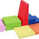 JungleDove 6-Piece Soft PU Leather Climbing Blocks for Toddlers - Baby Foam Play Climbing Toys for Toddlers Indoor