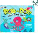 Melissa & Doug Poke-a-Dot! Whos in the Ocean? Interactive Children's Board Book with Buttons to Pop, Educational Sensory Toy for Toddlers & Preschoolers Ages 3+ - FSC Certified