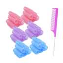 ZMD 36PCS Self Grip Small Hair Curlers Set, Heatless Rollers Hair Curlers Salon Hairdressing Curlers DIY Curly Hair Accessories for Medium Short Thin Fine Hair (0.6Inch)