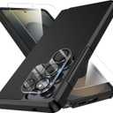 for Samsung Galaxy S25 Ultra Phone case with Tempered Glass Screen Protector+Camera Lens Protector,for Samsungs S25 Ultra Phone case,Silicone Durable Armor for Samsung Galaxy S25 Ultra case (Deep Black)