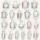 Aheroi 32 Pcs Bud Vase Set, Clear Vases for Centerpieces, Cute Glass Bud Vases Small Vases for Flowers, Mini Vase Flower Vase Set for Wedding Decorations, Room Office Table Decor