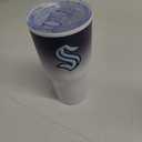 NHL Hockey Team Color Tie Dye Metallic Acrylic Tumbler with Hinged Lid