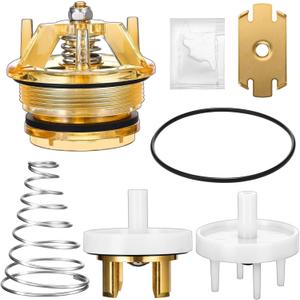 Chunful 2 Set 905-212 Bonnet Poppet and 905-052 765 Check Valve Assembly Repair Kit Include Check Valve Spring Retainer and Holder Compatible with Febco 1" and 1 1/4" Model 765 Pressure Vacuum Breaker