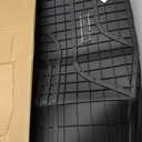 3W Tesla Model 3 Floor Mats 2026 2025 2024 with Metal Pedal, Full Set with Cargo Liner, Highland All Weather Custom Fit Rear Trunk Mat Accessories Black