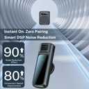 Bluetooth Voice Amplifier with Wireless Magnetic Lapel Microphone, Teacher Microphone for Classroom, Portable Voice Amplifier for Elderly, Speech, Yoga (Black)