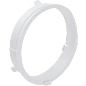 Hose Tube Connector Interface Air Conditioner Exhaust Duct Interface ABS RV Connector Adapter for Mobile Air Conditioning KYR-35 White1