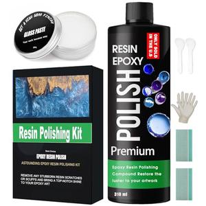 Premium Epoxy Resin Polishing Kit - Epoxy Resin Polishing Compound，for Scratching, Sanding, and Polishing