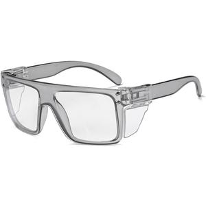 Photochromic Anti Bluelight UV400 Auto-Darkening Clear to Smoke Lens Transitional ANSI Z87.1 Safety SunglassesGlasses
