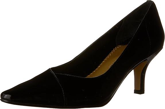 Bella Vita Women's Wow Pump,Black Patent,11 2A US