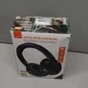 iLive Electronics Active Noise Cancellation Bluetooth Headphones, Adjustable Headband, Includes 3.5mm Audio Cable, Black (IAHN40B)