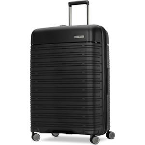 Samsonite Elevation Plus - Large Hardside Luggage - Scratch Resistant Polypropylene Shell, RightHeight Adjustable Handle, Integrated AirTag Holder, TSA Lock, WetPak Compartment - Triple Black