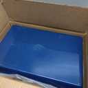 US Acrylic Coastal Plastic Serving Trays (Set of 4) 15 x 10 | Large Unbreakable Reusable Rectangular Party Platters | Serve Appetizers, Fruit, Veggies, & Desserts | BPA-Free & Made in USA