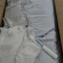 6 Pack Sleepovers Teepee Tent for Kids Bulk with Mattress Sheet Light,Natural Cotton Washable Indoor Play Tent for Birthday Slumber Party Girls Boys Pajama Movie Night Supplies(White)