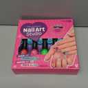 Nail Art Studio for Girls - Birthday Gift - Nail Polish Kit for Kids Ages 7-12 Years Old - Girl Gifts Ideas - Gift Set - Girly Stuff - Polish, Pens, Glitter, Stickers, Gems, Filer - 8 9 10 11 12 Year