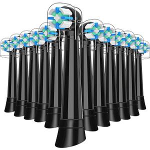 12 Pack Replacement Heads Compatible with, Toothbrush Heads Compatible with 2 3 4 5 6 7 8 9 10 Series Electric Toothbrush, with Covers