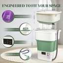 1.8 Cu.Ft Portable Washing Machine, Foldable Washer with Spin Basket