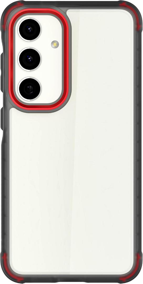 Ghostek Covert Galaxy S24 Clear Case with Military Grade Shockproof Protection, Non-Slip Grip, Protective Silicone Phone Cover Designed for 2024 Samsung Galaxy S24 (6.2") (Smoke)