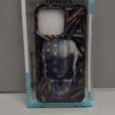 DJSOK Case for iPhone 13 Pro,Luxury Pattern Design Shockproof Rugged Cover,Cases for Man Woman-Bullet Skull Flag