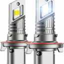 SEALIGHT H13/9008 LED Bulbs, 30,000LM Super Bright 6500K Cool White, 1:1 Mini Wireless Halogen Replacement Bulbs with Fan Cooling, Plug and Play, Pack of 2