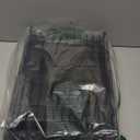 AIDERLY Iron Dish Drying Rack with Drainboard Dish Drainers for Kitchen Counter Extendable Spout Strainers with Utensil Holder and Knife Slots, Black