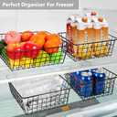 Pantry Baskets Pantry Organization and Storage 4 Pack Large Wire Baskets for Organizing Pantry Storage Bins Metal Wall Hanging Basket