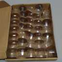 Ansible 36 Pack Chair Leg Floor Protectors for Hardwood Floors, Silicone Felt Covers Pads Caps, Protect Wood Furniture Feet Floors Noise Reduce and Scratch (Universal Large & Clear)