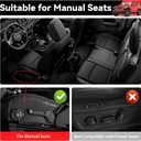 MusixiA Metal Front Door Storage Pockets for Jeep Wrangler JL JLU 4XE 2018-2025 & Gladiator JT 2020-2025, Door Storage Organizer Accessories 2PCS