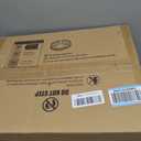 LEDIARY 30" Caged Low Profile Ceiling Fan with Light and Remote Black Gold