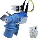 5220JB2010T 5221JA2008H Refrigerator Water Inlet Valve, for LG refrigerator water inlet valve replacement; replaces 5220JA2009B AJU55759301 AP5955206 PS10065037