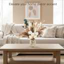 100pcs Artificial Flowers Arrangement With Vase Included, Dining Table Centerpiece Decorations, Fake Flowers in Vase, Dried Pampas Grass Floral Centerpieces, Coffee Table Decor, Centro de Mesa