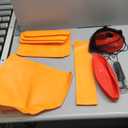 Hiboom 16 Pcs Sports Kickball Set Includes 10 Inches Playground Ball 5 Rubber Throw Down Bases Ball Pump 10 Foul Line Cones for Kids Adults Playground School Backyard Game Camps Picnic