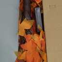 2 Pack 24 Inch Fall Maple Tree Fall Thanksgiving Decorations with Lights Lighted Artificial Tree with Pumpkin Acorn Maple Thanksgiving Table Decoration Centerpieces Indoor Friendsgiving Decor for Home