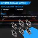 5047896AD Set of 6 Valve Rocker Arm Left or Right Compatible with Chrysler Pacifica, Dodge Durango, Jeep Wrangler, Grand Cherokee, Ram ProMaster 1500 3.6L V6 Replaces 5047896AC