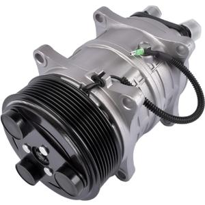 A/C Compressor w/Clutch Fit for Thermo King TM15 102-580 102-1018 102-1004 Air Conditioning Compressor with Clutch for 103-55122