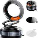 BOCLOUD Upgraded Suction Cup Phone Mount 360 Zinc Alloy Phone Stand Vacuum Magnetic Car Holder for MagSafe Mount 98 LBS Ultra Accessories for iPhone 16 15 14 13 12 Android (Gunmetal)