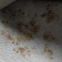 Patio Rug 8' x 10' Breathable Outdoor Mat, Quick Drying Surface & Non-Slip Outdoor Indoor Area Rug for Courtyard Balcony Deck Porch RV Camping, Washable& Foldable Floor Carpet, Blue Brown