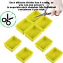 Vodolo Freeze Dryer Tray Dividers Silicone - Rectangle Freeze Dryer Accessories for Dairy, Eggs, Ice Cream, Paste Food